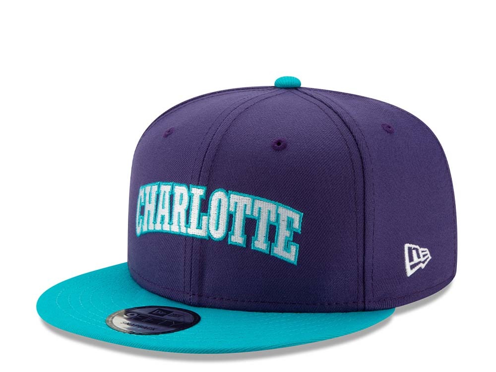 New Era Charlotte Hornets Script Hardwood Classic 9Fifty Snapback Cap