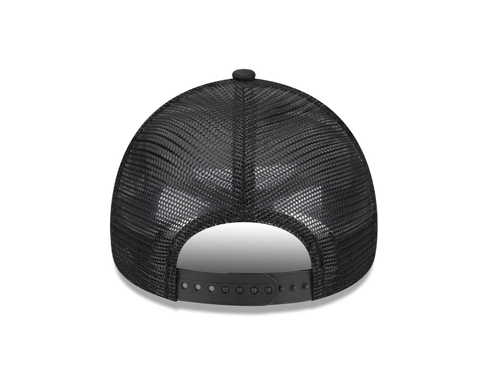 New Era Seattle Mariners Black All Day 9Forty A Frame Trucker Snapback Cap