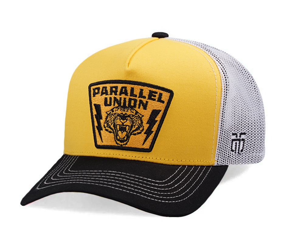 Parallel Union Patch Tiger Patch Yellow Edition Trucker Snapback Cap