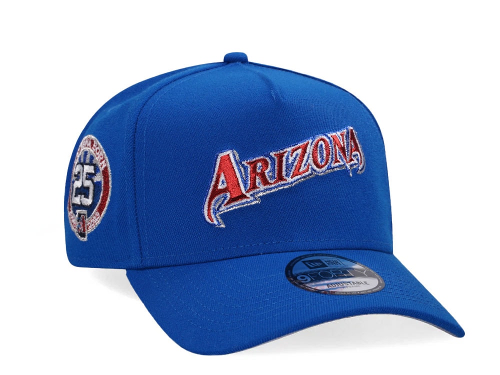 New Era Arizona Diamondbacks 25th Anniversary Blue Edition 9Forty A Frame Snapback Cap