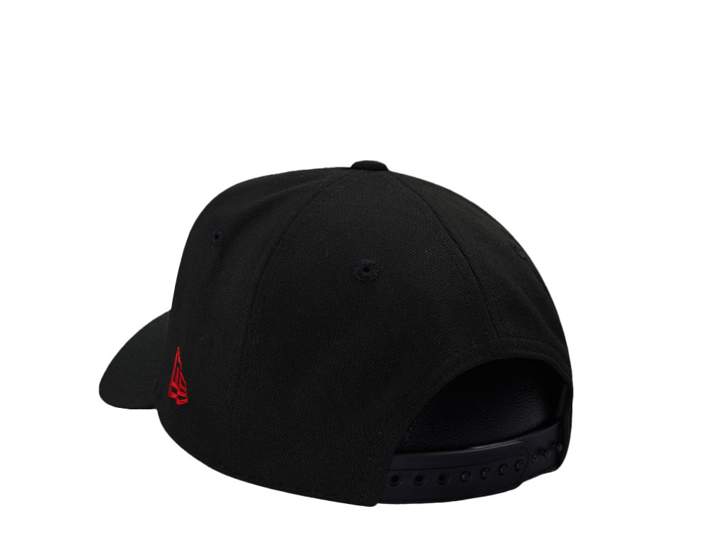 New Era Chicago Bulls 6x Champs Black and Red Prime Edition 9Forty A Frame Snapback Cap