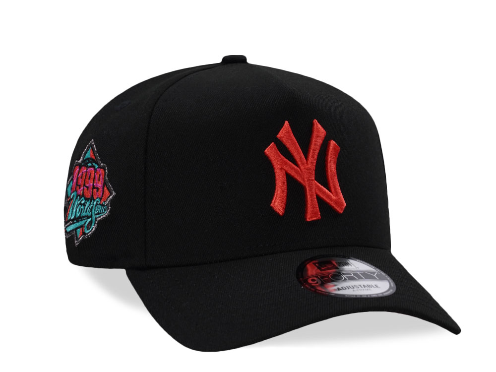 New Era New York Yankees World Series 1999 Lava Black Prime Edition 9Forty A Frame Snapback Cap