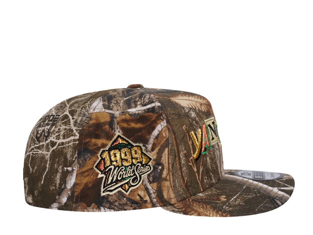 New Era New York Yankees World Series 1999 Real Tree Lettering Edition 9Fifty A Frame Snapback Cap
