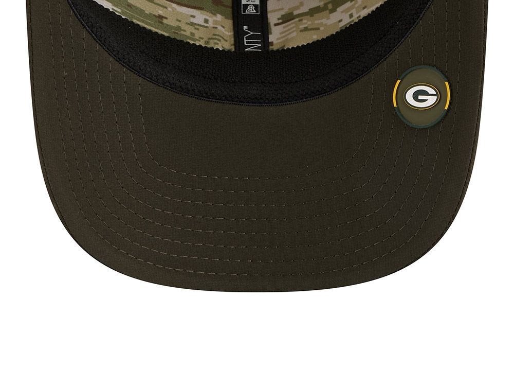 New Era Green Bay Packers Salute To Service 2025 9Seventy Snapback Cap