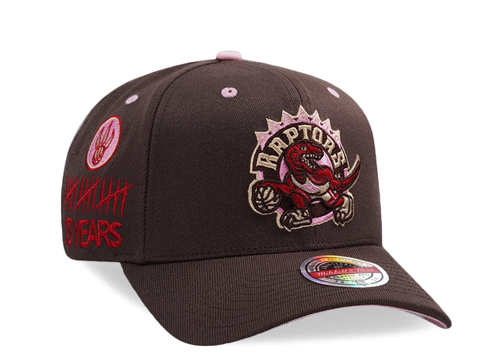 Mitchell & Ness Toronto Raptors 15th Anniversary Hardwood Classic Brown Sugar Edition Snapback Cap