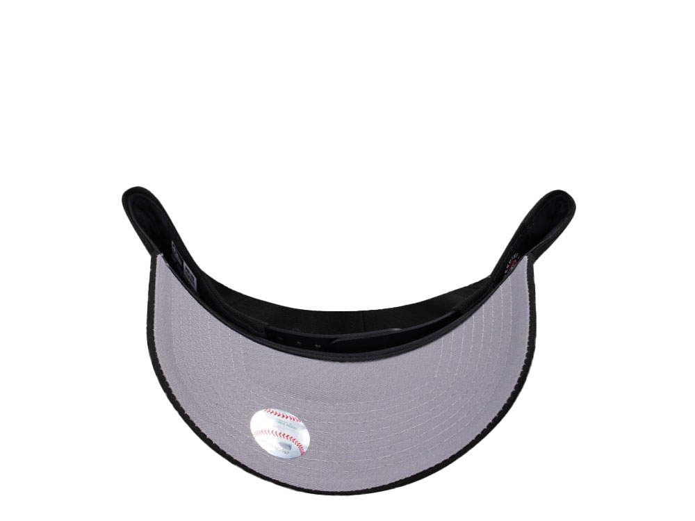 New Era New York Mets Skull Black Classic Edition 9Forty A Frame Snapback Cap