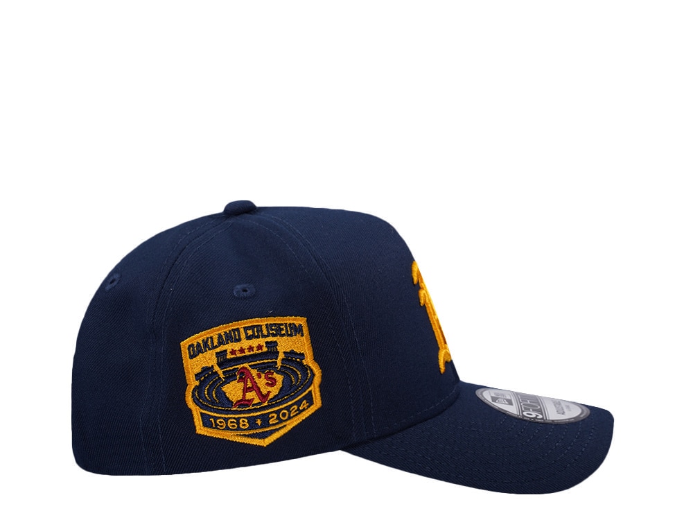 New Era Oakland Athletics Coliseum Ocean Blue Prime Edition 9Forty A Frame Snapback Cap