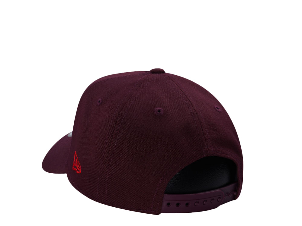 New Era Florida Marlins 25th Anniversary Maroon Prime Edition 9Forty A Frame Snapback Cap