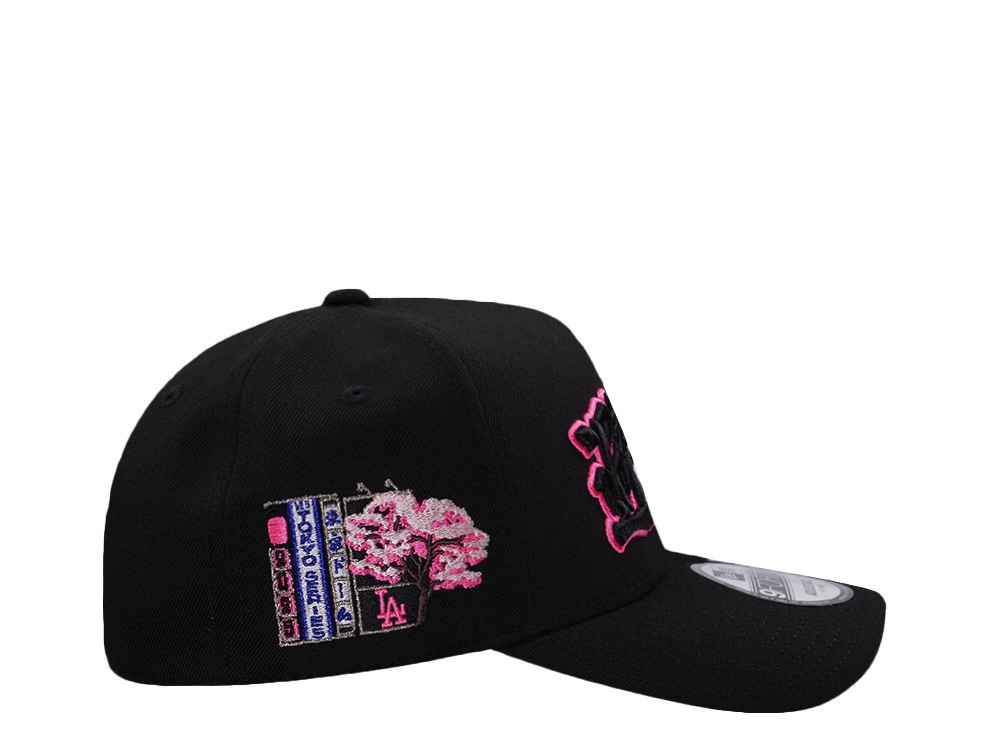 New Era Los Angeles Dodgers Tokyo Series Black Prime Edition 9Forty A Frame Snapback Cap