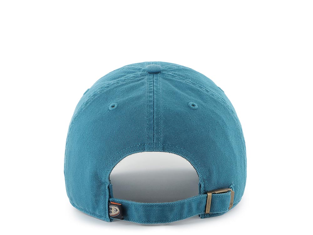 47Brand Anaheim Ducks Teal Clean up Strapback Cap