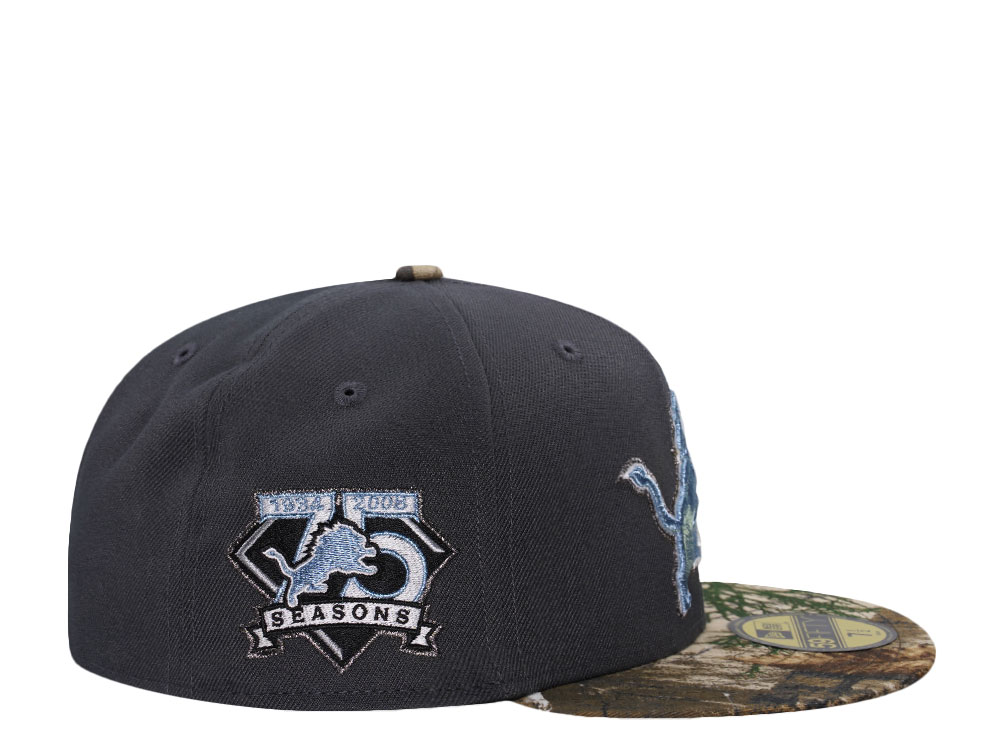 New Era Detroit Lions 75 Seasons Team Realtree Prime Edition 59Fifty Fitted Cap
