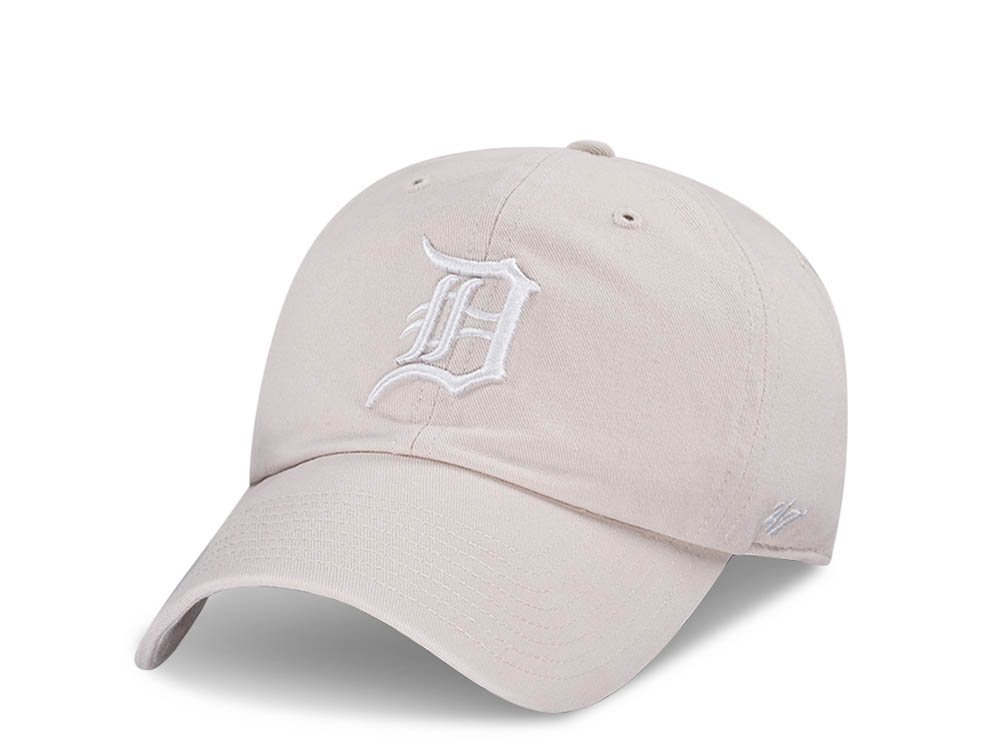 47Brand Detroit Tigers Bone Clean Up Strapback Cap