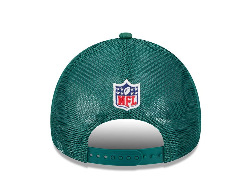 New Era New York Jets Sideline 2024 9Forty A Frame Trucker Snapback Cap