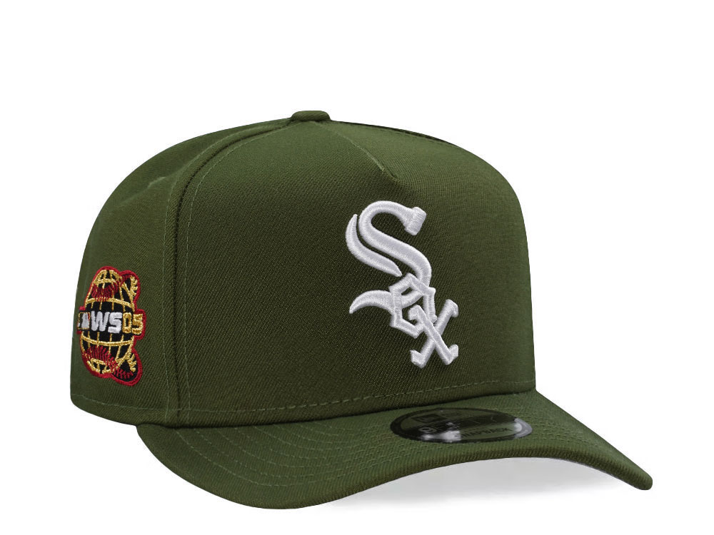 New Era Chicago White Sox World Series 2005 Rifle Green Edition 9Fifty A Frame Snapback Cap