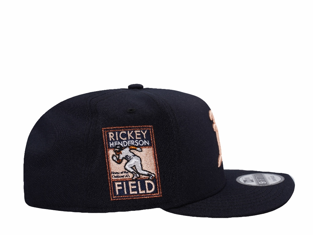 New Era Oakland Athletics Rickey Henderson Navy Prime Edition 9Fifty A Frame Snapback Cap