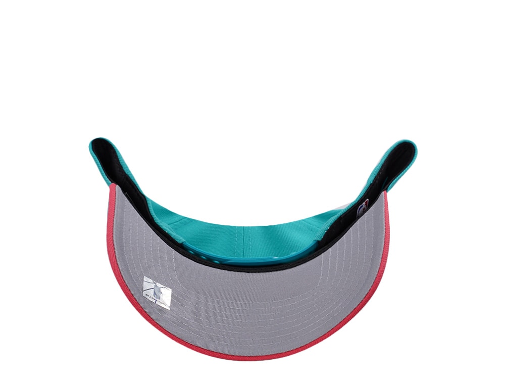 New Era Miami Heat Coral Two Tone Edition 9Forty A Frame Snapback Cap