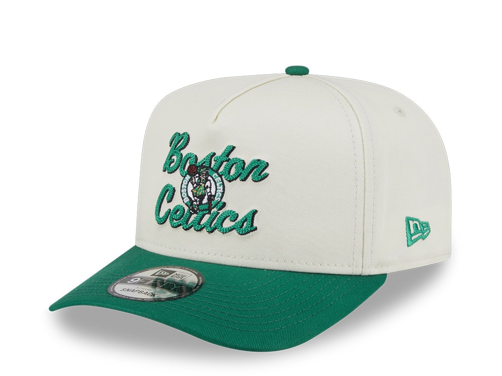 New Era Boston Celtics Chainstitch 9Fifty A Frame Snapback Cap