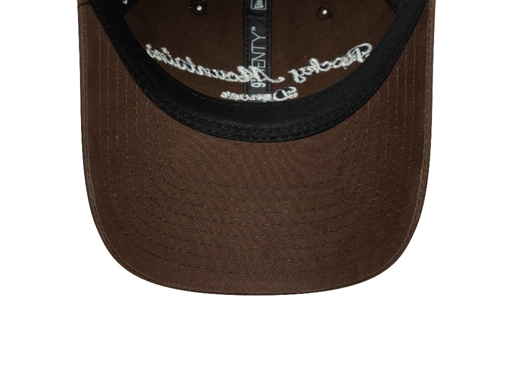 New Era Rocky Mountains Wordmark Brown 9Twenty Strapback Cap