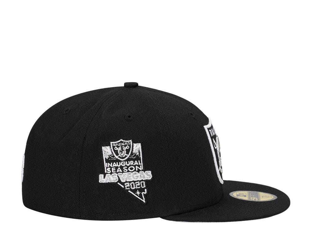 New Era Las Vegas Raiders Inaugural Season 2020 Black Classic Edition 59Fifty Fitted Cap