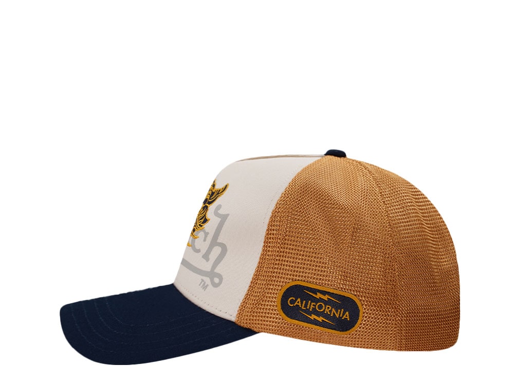 Von Dutch Wild Patch Two Tone Trucker Snapback Cap