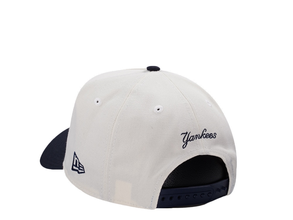 New Era New York Yankees World Series 2000 Chrome Two Tone Edition 9Forty A Frame Snapback Cap