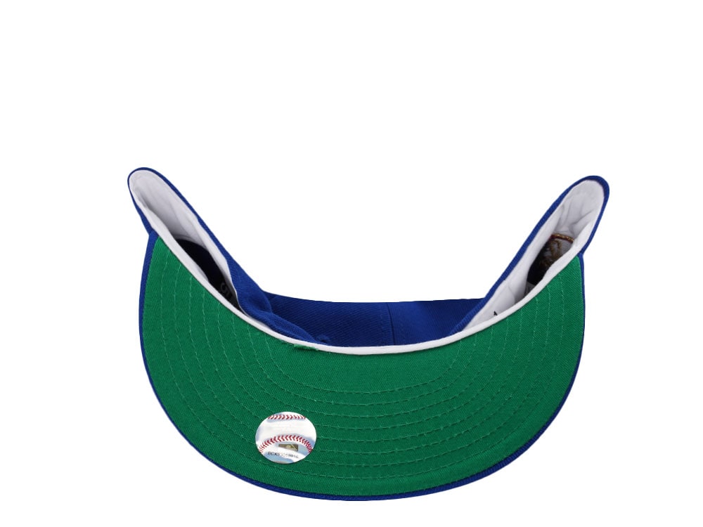 New Era Brooklyn Dodgers 50th Anniversary Jackie Robinson Royal Blue Prime Edition 59Fifty Fitted Cap
