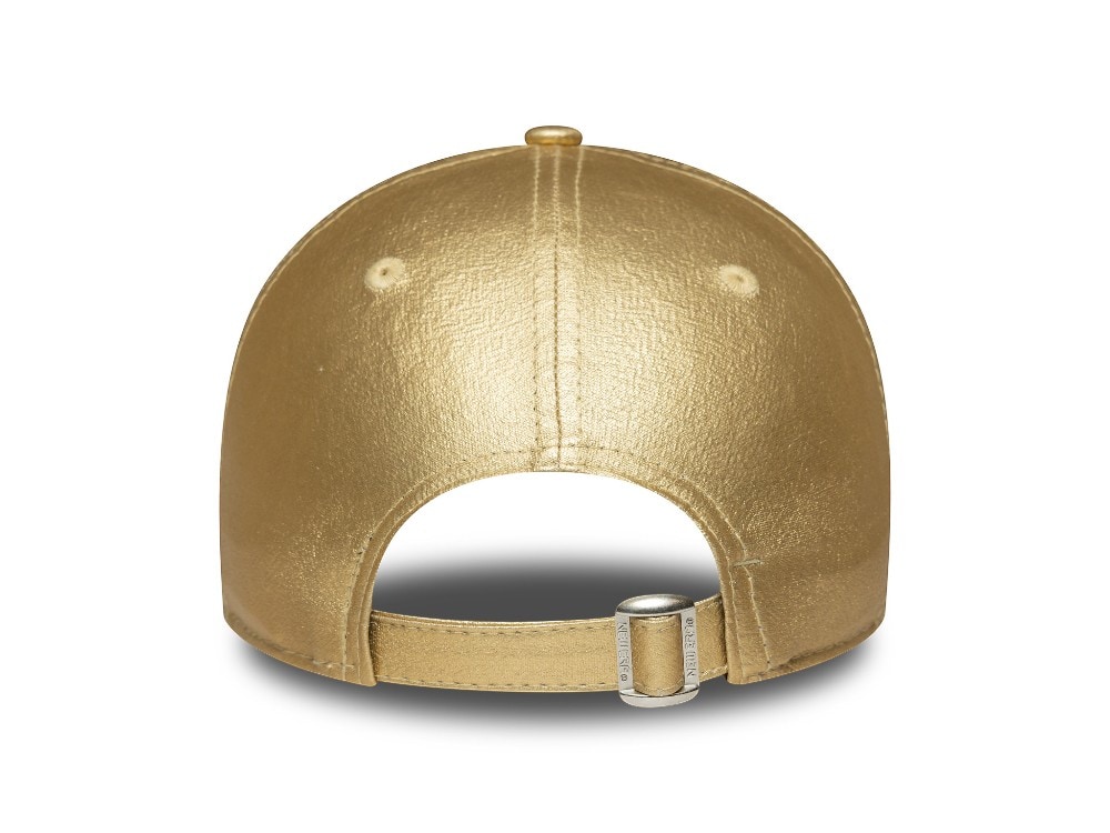 New Era New York Yankees Metallic Gold Womens 9Forty Strapback Cap
