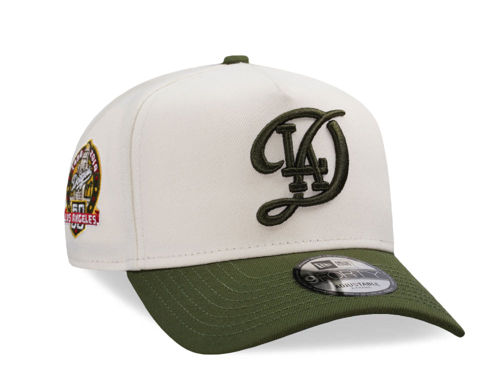 New Era Los Angeles Dodgers  60th Anniversary Chrome Two Tone Edition 9Forty A Frame Snapback Cap