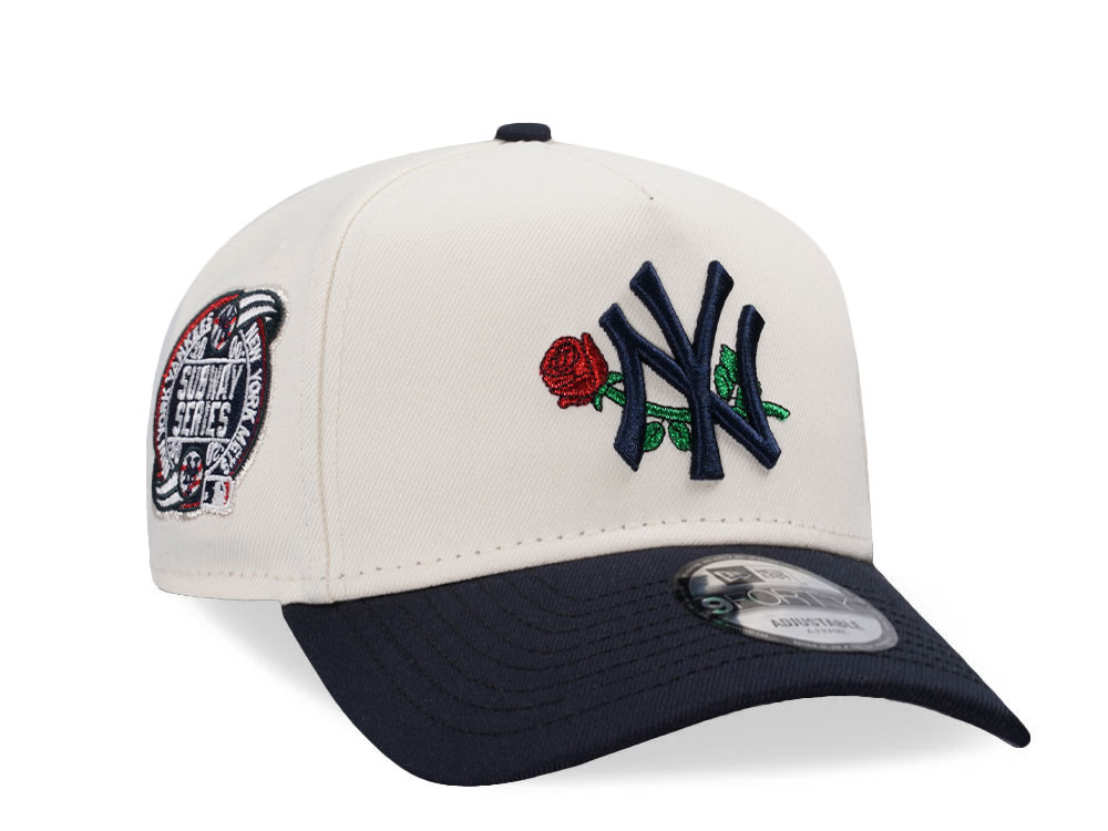 New Era New York Yankees Subway Series 2000 Chrome Two Tone Edition 9Forty A Frame Snapback Cap