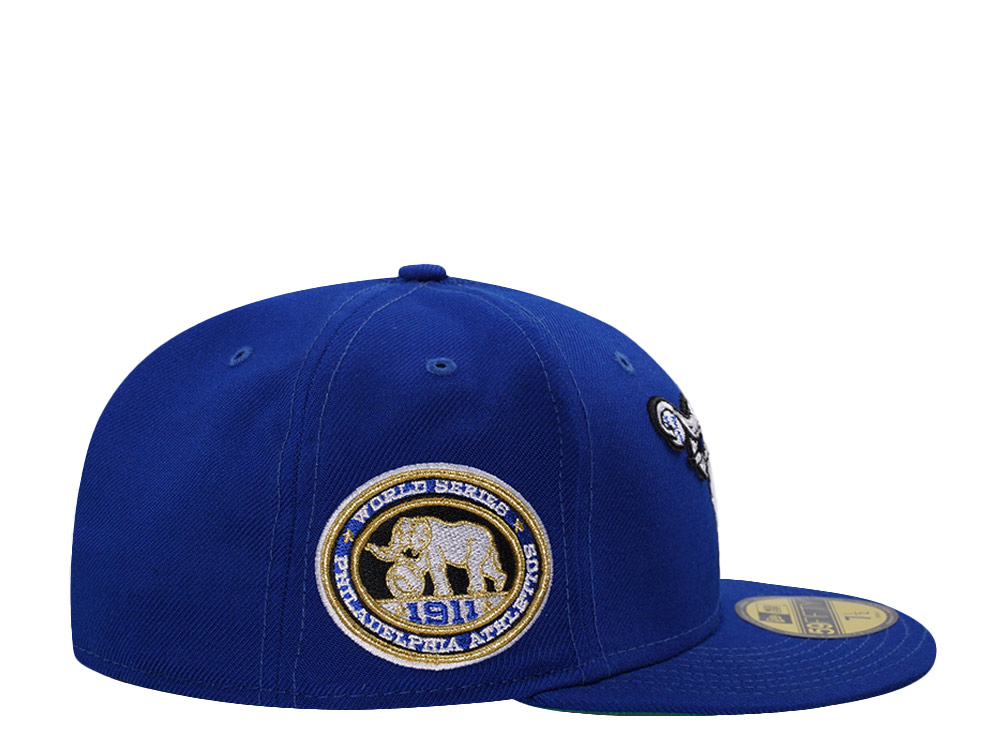 New Era Philadelphia Athletics World Series 2011 Wool Blue Prime Edition 59Fifty Fitted Cap