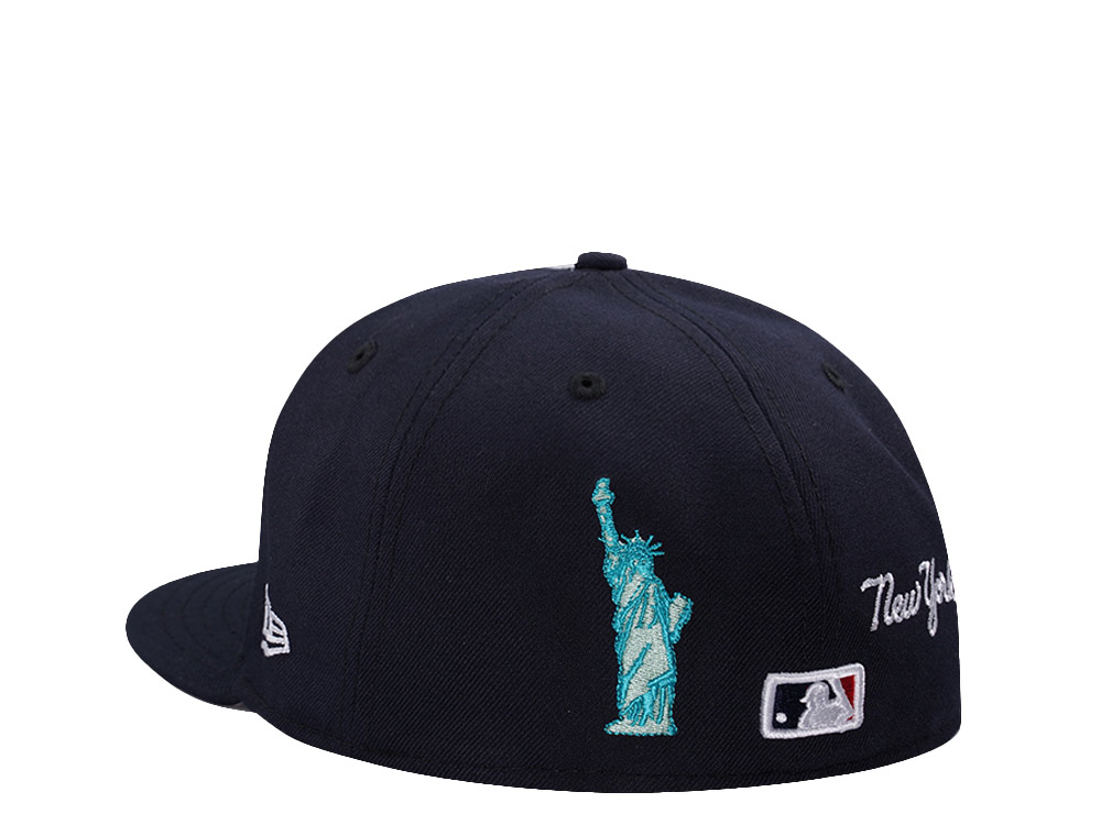 New Era New York Yankees 27x World Series Champions Navy Prime Edition 59Fifty Fitted Cap