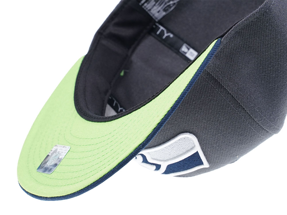 New Era Seattle Seahawks Blue and Grey Edition 9Fifty Snapback Cap