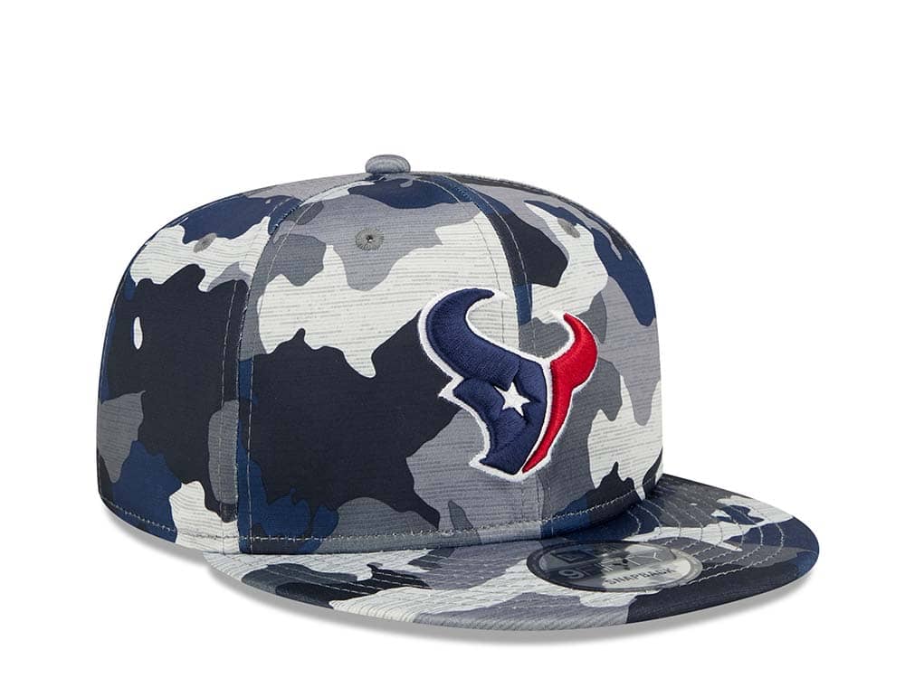 New Era Houston Texans NFL Training Camp 22 Camo 9Fifty Snapback Cap