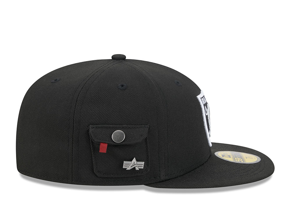 New Era Alpha Industries Las Vegas Raiders Navy Prime Edition 59Fifty Fitted Cap