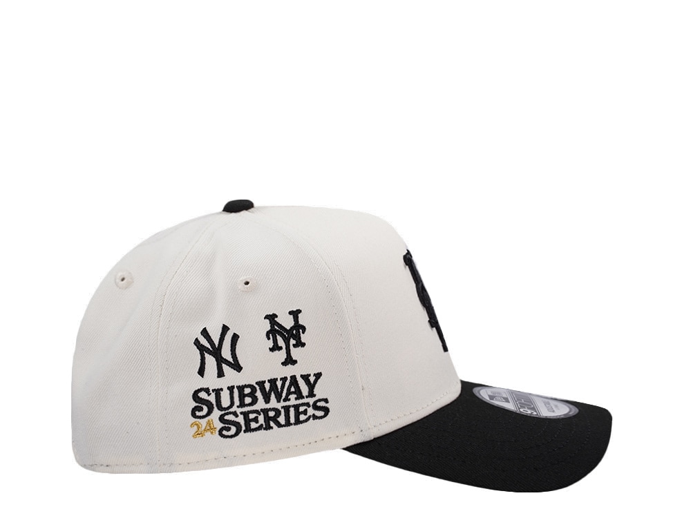 New Era New York Mets Subway Series Chrome Two Tone Edition 9Forty A Frame Snapback Cap