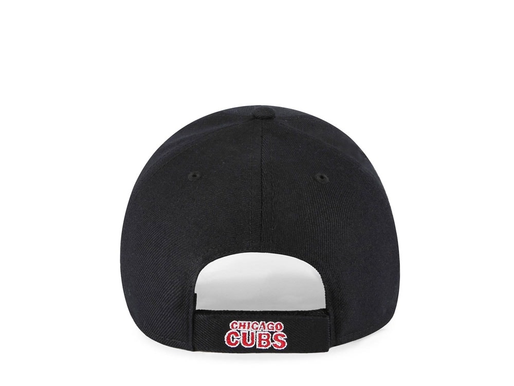 47Brand Chicago Cubs Black Classic Strapback Cap