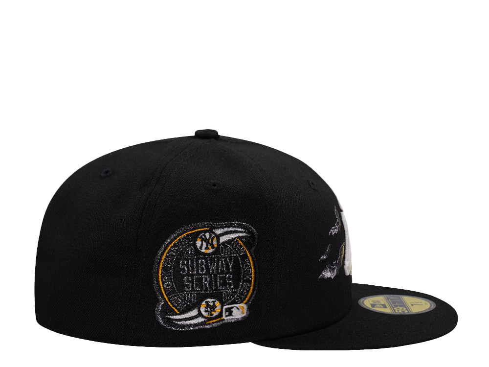 New Era New York Yankees Subway Series Bats Black Prime Edition 59Fifty Fitted Cap