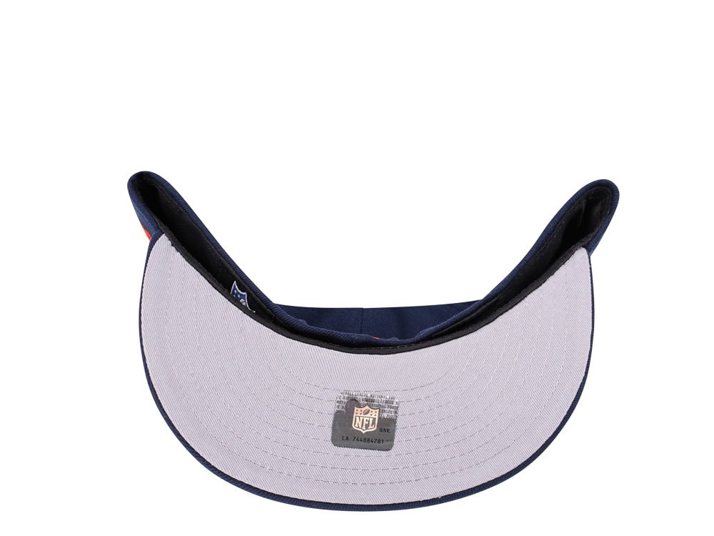 New Era Denver Broncos Blue and Orange Edition 59Fifty Fitted Cap