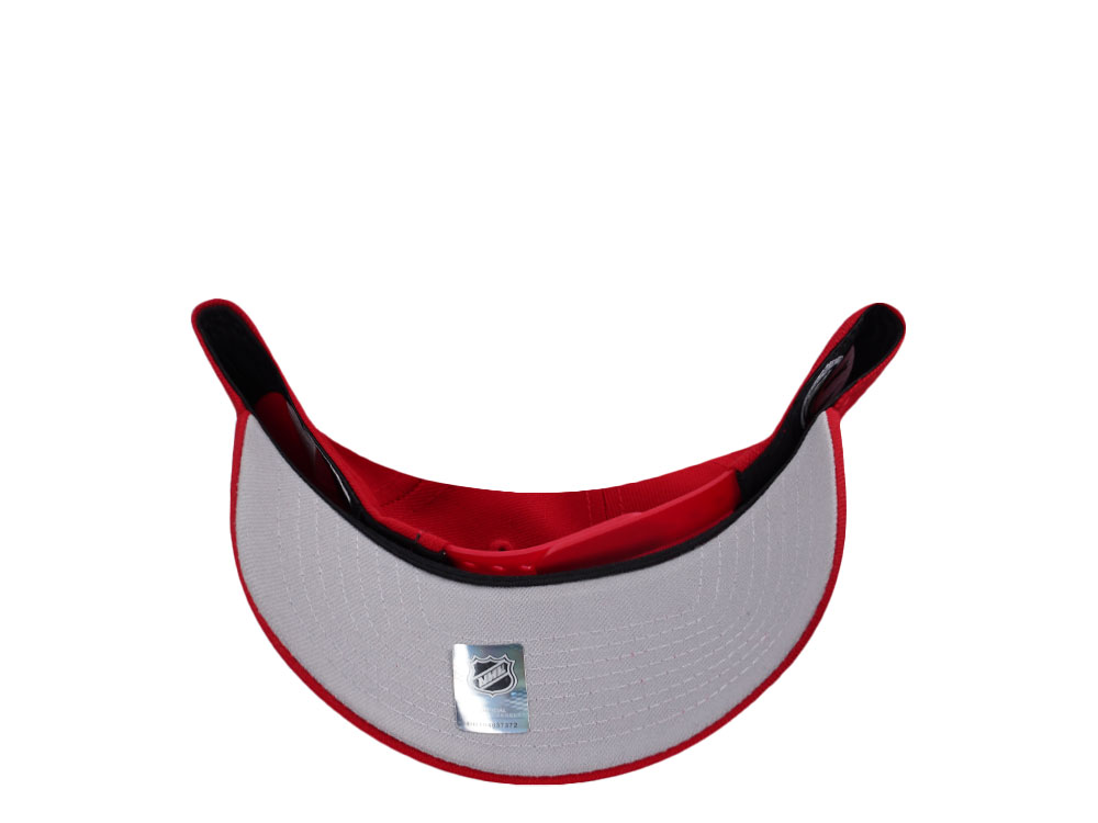 New Era New Jersey Devils 40th Anniversary Red Prime Edition 9Forty A Frame Snapback Cap