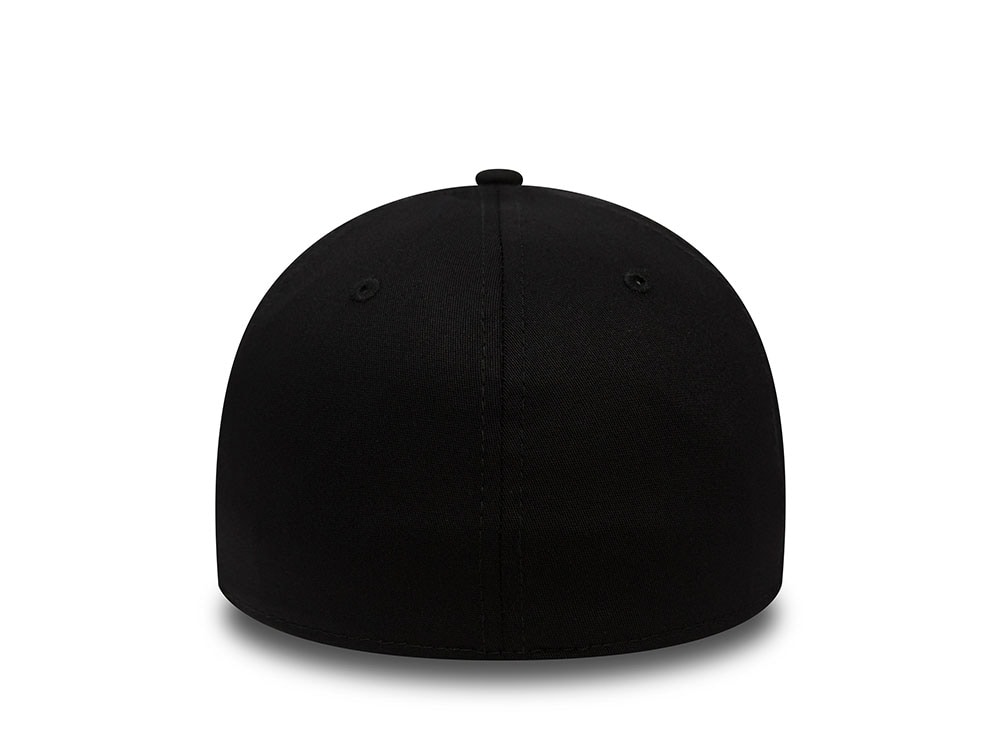 New Era Los Angeles Dodgers League Basic Black on Black Stretch Fit 39Thirty Cap