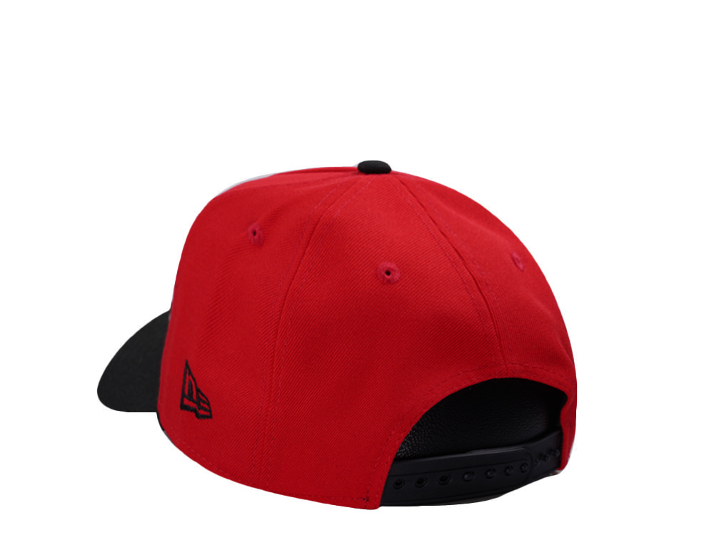 New Era Chicago Bulls Champions Red Two Tone Edition 9Forty A Frame Snapback Cap