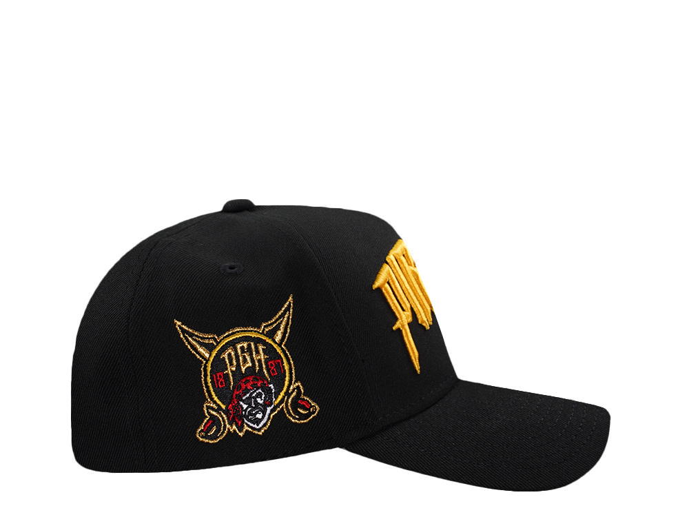 New Era Pittsburgh Pirates Black Prime Edition 9Forty A Frame Snapback Cap