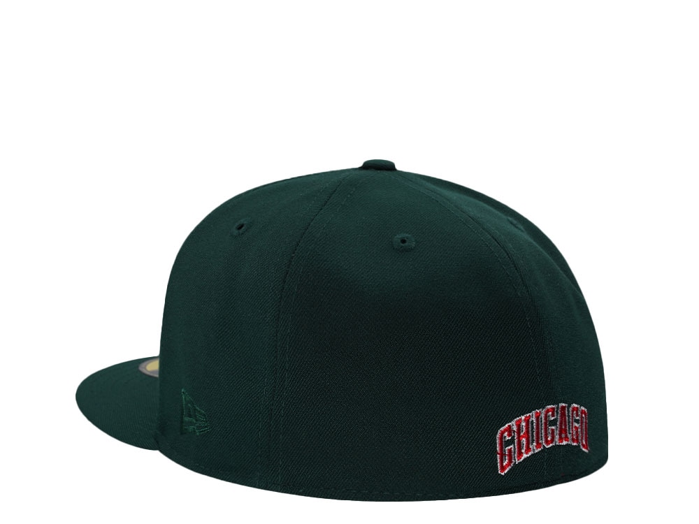 New Era Chicago Bulls Rose Dark Green Prime Edition 59Fifty Fitted Cap