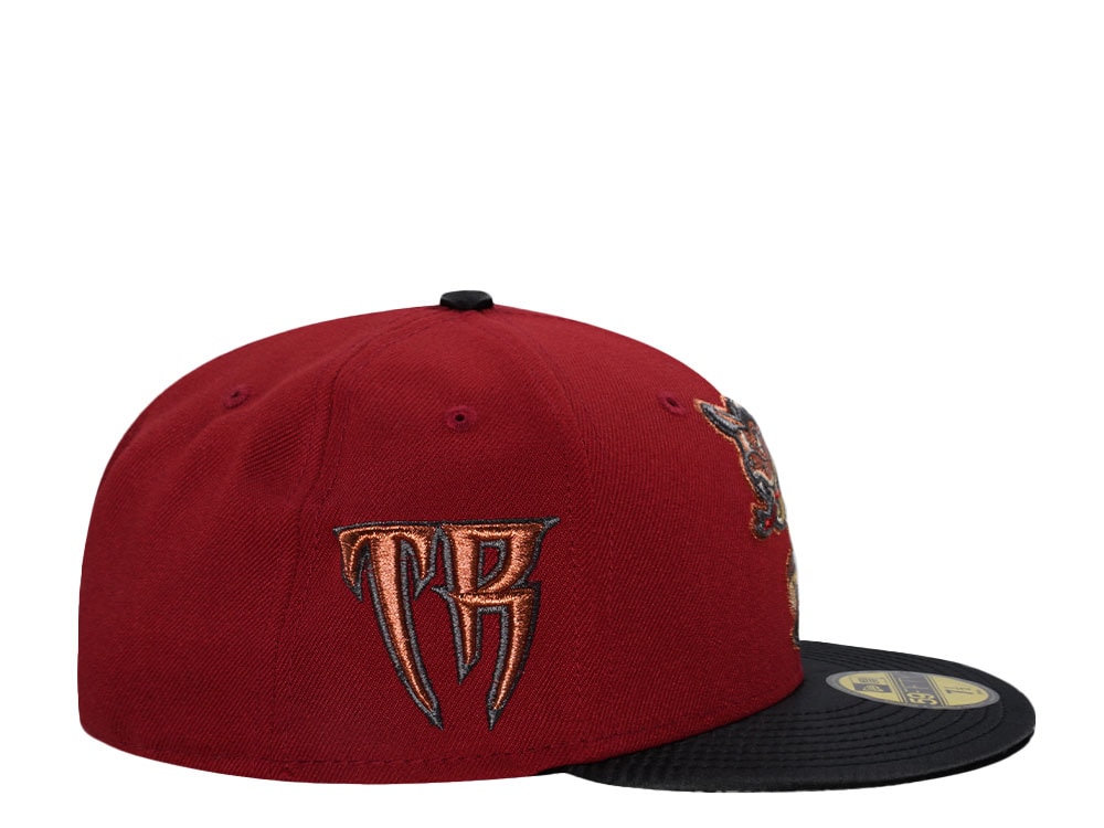 New Era Wisconsin Timber Rattlers Brick Satin Brim Edition 59Fifty Fitted Cap