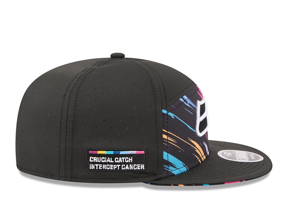 New Era Seattle Seahawks Crucial Catch 2026 Black Edition 9Fifty Split Panel Snapback Cap