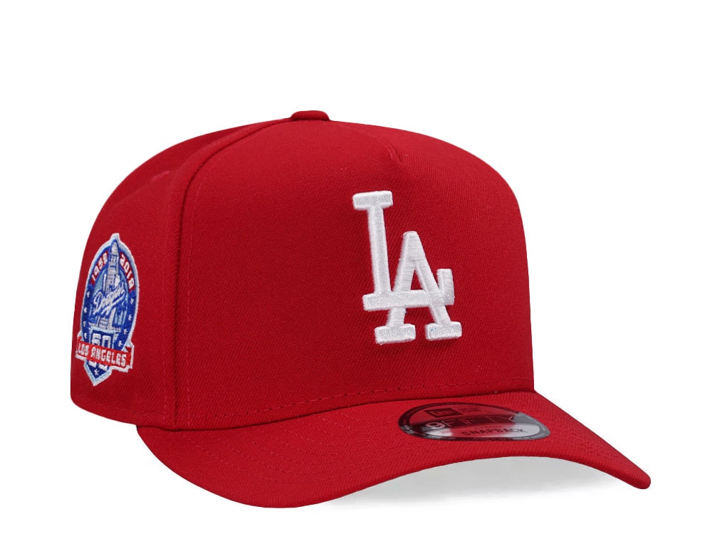 New Era Los Angeles Dodgers 60th Anniversary Red Edition 9Fifty A Frame Snapback Cap