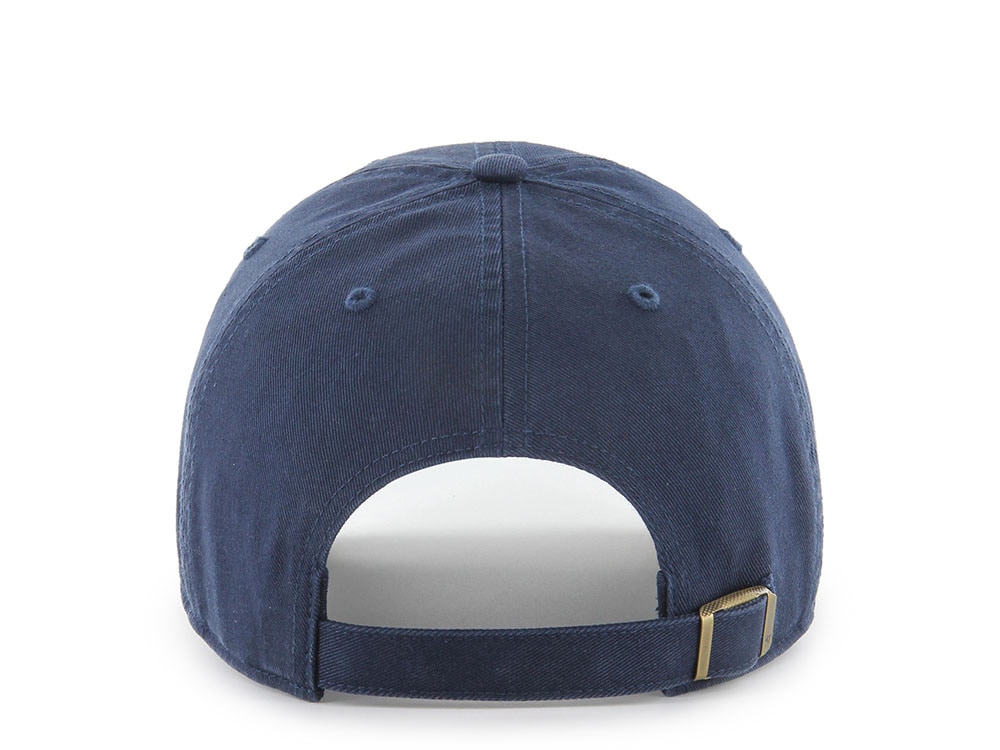 47 Brand Michigan Wolverines Navy Clean Up Strapback Cap