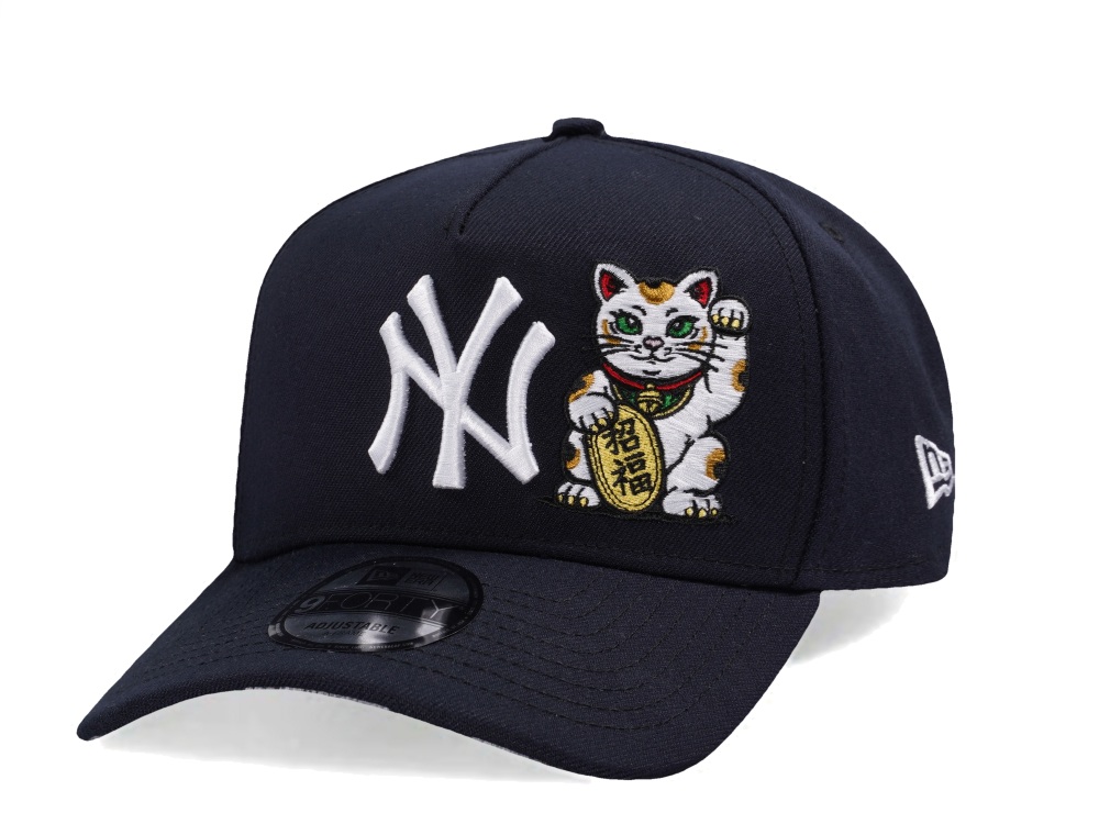 New Era New York Yankees World Series 1999 Lucky Cat Navy Prime Edition 9Forty A Frame Snapback Cap