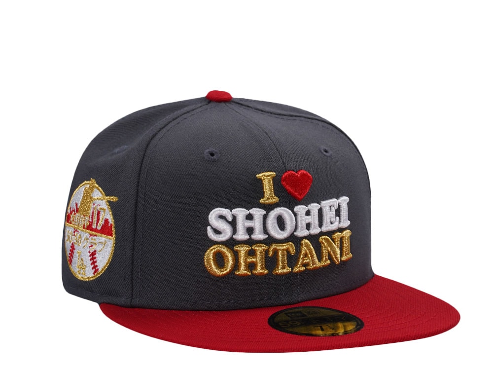 New Era Los Angeles Dodgers Shohei Ohtani Gray Two Tone Edition 59Fifty Fitted Cap