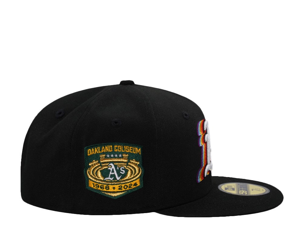 New Era Oakland Athletics Oakland Coliseum Black Prime Edition 59Fifty Fitted Cap